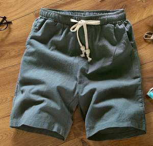 Short en velours côtelé solide pour hommes taille élastique pantalon décontracté avec poches été plage vente chaude produit RRI-MS-11 - Product Image 5