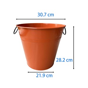 Conteneur à Boissons en Acier à Finition Martelée Élégante, Bac à Vin, Récipient à Bière, Bol à Champagne pour les Fêtes et les Banquets - Product Image 2