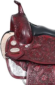 Silla de Montar Inglesa de Cuero Genuino de Gamuza Duradera de DD Leather, para Carreras de Caballos y Estilo Western, Originaria de la India - Product Image 3