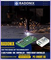 Tarjeta Controladora CNC Ethernet de 3 Ejes Radonix PCSMART 4A con Control de Altura de Antorcha, 16 E/S, Memoria EEPROM, 24V
