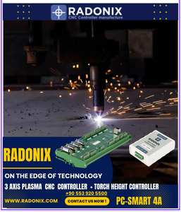 RADONIX PCSMART 4A + ตัวควบคุมความสูงของไฟฉาย |   บอร์ดควบคุมซีเอ็นซีอีเธอร์เน็ต 3 แกน - Product Image 3