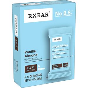 Barras de Proteína RXBAR, 12 g de Proteína, Snacks Sin Gluten, Vainilla y Almendra (6 Cajas, 30 Barras) - Product Image 5