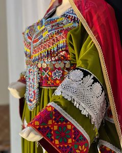 Ropa tradicional hecha a mano vestido afgano de alta calidad mejor Material afgano Vintage vestidos de mujer 0653 - Product Image 1