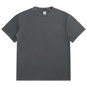 New Arrival 280gsm Heavyweight Plain t <b>Shirt</b> Bulk Custom Screen Print Vintage <b>Tee</b> Acid Wash t <b>Shirt</b> - Product Image 4