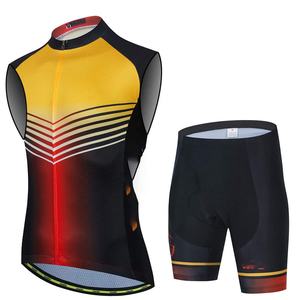 Chaleco transpirable unisex para ciclismo, camisetas de equipo personalizadas para bicicleta, camisetas sin mangas para hombres y mujeres, camisetas deportivas para adultos con técnica de impresión OEM - Product Image 1