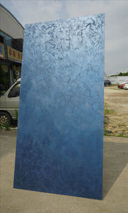 Panneau moderne et aéré en or métallisé doré avec une texture douce de nuage, imperméable et ignifuge pour la décoration murale intérieure, espace artistique - Product Image 5