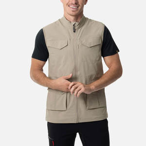 Chaleco de Seguridad para Hombre de Alta Calidad con Cierre de Cremallera, Fácil de Usar, de Tela de Poliéster, Sin Mangas, con Bolsillo con Cremallera - Product Image 2