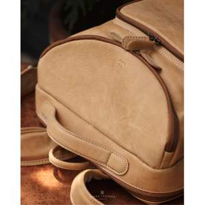 <b>Stylish</b> Cowhide Leather <b>Backpack</b> Premium Quality from Indonesia Design with Adjustable Straps Durable Functional Fashion - Product Image 6