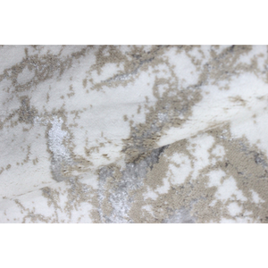 Alfombra de Baño Rectangular Elvin 70x120cm Color Crudo, de Algodón Reciclado con Patrón Abstracto Jacquard, Hecha en Turquía - Product Image 2