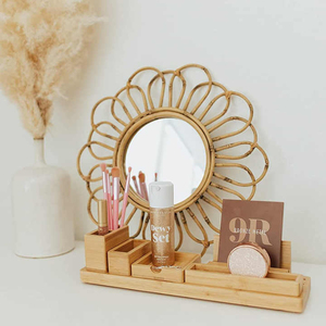 Customized Wooden <b>Desk</b> Organizer Accessory for Men for Office Use - Product Image 1