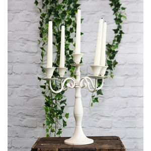 Candélabre en métal poli doré artisanal vintage à prix économique décoration de la maison pour les dessus de table d'église de noël autres - Product Image 2