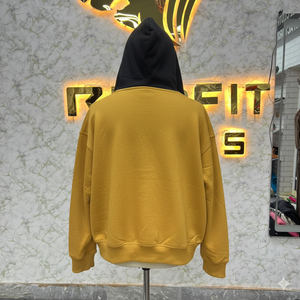 Sweat à capuche zippé pour homme, design unique, imprimé, rembourré, 100% coton, fabriqué en usine pour la saison hivernale, prix bas, sweat à capuche très demandé - Product Image 2