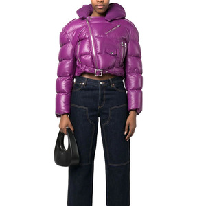 Nouvelle Veste Courte d'Hiver Unie à la Mode, Taille XL, Respirante, Doublure Écologique en Soie et Nylon, Prix Bas Actuel - Product Image 2