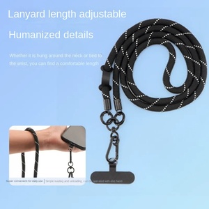 Luxe multifonctionnel détachable bandoulière téléphone portable sangle lanière dos cou sécurité porte-clés Polyester Nylon coque de téléphone cadeau - Product Image 2