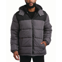 Qualité supérieure Bleu Longue Fermeture Éclair À Capuche Coupe-Vent Hommes Femmes Unisexe Léger Personnalisé Parka Vestes