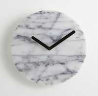 Reloj de Pared de Mármol Premium, Estilo Decorativo de Lujo, Personalizado, Moderno, Decoración de Pared para Sala de Estar, Funciona con Batería, de Una Sola Cara