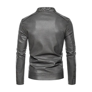 Chaqueta de Motociclista de Cuero PU Unisex, Estilo Urbano, con Cierre de Cremallera, Impermeable, Camuflaje, Nueva Colección de Primavera - Product Image 5