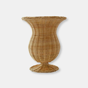 Handmade Vintage Rattan <b>Wicker</b> Plant Urn Artisans from Vietnam Wholesale Price Decorative Urn Planter - Product Image 3