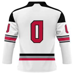 Jersey de Hockey sobre Hielo Personalizado de Poliéster de la Mejor Calidad, Ropa Deportiva con Logotipo Bordado, Impresión por Sublimación con Pedrería, Ecológico - Product Image 2