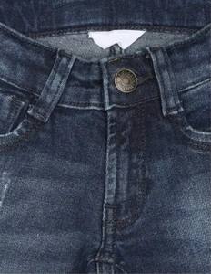 กางเกงยีนส์เด็กสั่งทำขายส่ง ระบายอากาศได้ดี เป็นมิตรกับสิ่งแวดล้อม สีไม่ซีดจาง ผ้าฝ้าย 100% สไตล์ลำลองหลวมๆ ไซส์ใหญ่ ทรงตรง - Product Image 3