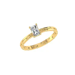 Обручальное кольцо из желтого золота, 14 карат