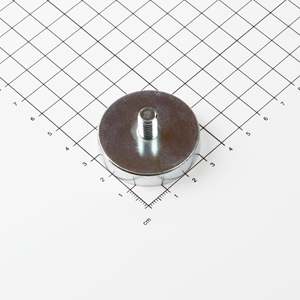 Gripper piatto in neodimio con perno filettato Ø40x8mm - Product Image 1