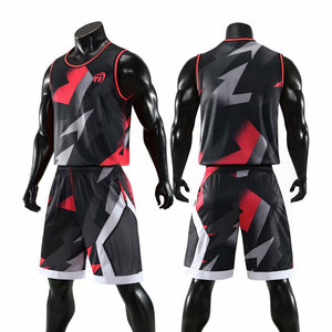 Uniforme de basket-ball pour adultes Ensembles respirants de haute qualité Logo personnalisé 100% Polyester - Product Image 1