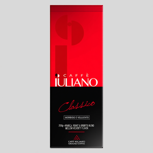 Café moulu torréfié moyen Classico Caffe Iuliano 250g - Mélange Arabica & Robusta, saveur douce et veloutée - Product Image 3