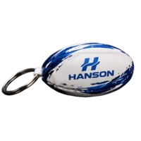 Llaveros de Rugby Personalizados de PVC/PU/Goma de Alta Calidad, Llaveros de Rugby con Marca Personalizada, Color Personalizado
