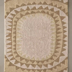 Alfombra Moderna de Lana de Sol Ecológica con Diseño Tufted para Hogar, Viajes y Camping - Product Image 1