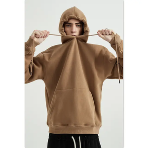 Sudaderas con capucha de hombre de invierno de diseño personalizado al por mayor color sólido 100% algodón logotipo personalizado de alta calidad - Product Image 6