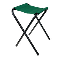 Tabouret pliant en toile TURISTIC, chaise de camping avec capacité de charge jusqu'à 100 kg, vert