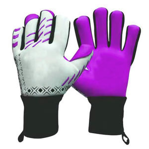 Gants de gardien de but professionnels pour enfants adultes bout des doigts lisses en Latex épais pour l'entraînement de Football en plein air taille professionnelle - Product Image 4