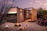 Maison modulaire en conteneur galvanisé à chaud, anti-corrosion, préfabriquée, hébergement de vacances en montagne