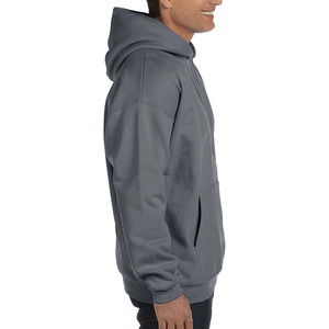 Sweats à capuche vierges pour homme Logo personnalisé impression basiques coton mélangé haute qualité sweats unis 100% coton épais hommes sweats à capuche - Product Image 5