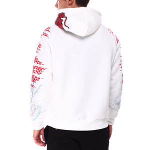 2023 Logo personnalisé coton fait polaire hommes pull brodé à capuche conception solide 6XL décontracté ODM ODM vêtements confortables - Product Image 3