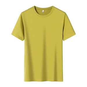 OEM ODM personalizado 100% algodón camiseta unisex MOQ bajo cuello redondo en blanco para hombres patrón sólido con impresión de logotipo personalizado - Product Image 5