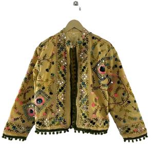 High Fashion Party Wear Hand Embroidery Long Sleeve Bohemian Jacket for Women - Product Image 1
