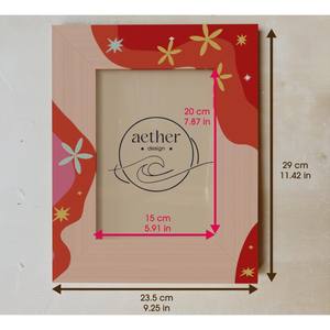 Cadre photo en bois fait main fabriqué en Inde pour offrir en cadeau, qualité classique, design tendance, marque BRUSHSTROKE BLISS, pour table - Product Image 6