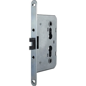 BEVER PZW 20/65/72/8 mm DIN Left/Right Galvanized Rounded Mortise Lock for Metal <b>Storage</b> <b>Lockers</b> - Product Image 1