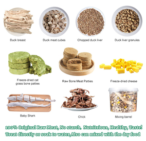 Venta al por mayor de golosinas liofilizadas para perros y gatos, aperitivos para mascotas, alimentos secos, yema de huevo, alimentos liofilizados naturales para mascotas - Product Image 3