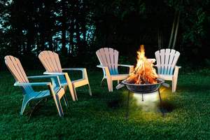 Braseros modernes en acier faits à la main, au gaz naturel, pour terrasse, chaleur, soirées conviviales en jardin, usage décoratif extérieur, vente en gros, exportation Inde - Product Image 3