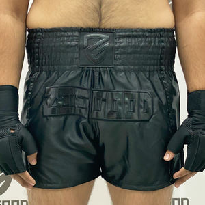 Short de combat de boxe Muay Thai MMA unisexe en polyester de qualité supérieure 100% avec logo personnalisé, style décontracté, solide et écologique - Product Image 6