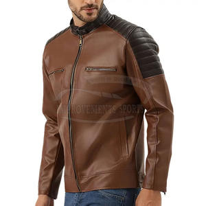 Chaqueta de cuero para hombre de alta calidad piel de vaca Pakistán hizo el producto superior de invierno más popular al por mayor para hombres y mujeres - Product Image 2