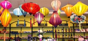 Hoi An Silk Lantens Linternas de seda de bambú a buen precio para Decorativo L04 - Product Image 4