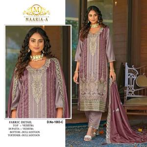 Exquisito traje de Salwar Premium de seda bordado cosido para mujeres usan Salwar Kameez paquistaní para Diwali - Product Image 2
