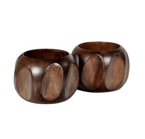 Anillo de Servilleta de Madera de Diseño Indio, Natural, Personalizable, Económico, Rústico, de Alta Calidad, el Más Vendido en India - Product Image 5
