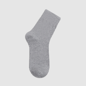 Chaussettes en coton tricoté respirantes pour femmes - Chaussettes habillées décontractées quotidiennes Multicolores Chaussettes unies coréennes -WC021 # 11~14 - Product Image 3