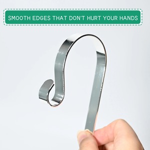 Elegant Adjustable Gold Metal <b>Christmas</b> Stocking Holder <b>Tree</b> <b>Stand</b> for Fireplace Mantel Holiday Decorative Display Rack - Product Image 5