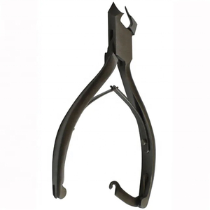 Pinces à cuticules professionnelles en acier inoxydable fini satiné taille personnalisée manucure et pédicure Instruments de beauté outils - Product Image 1